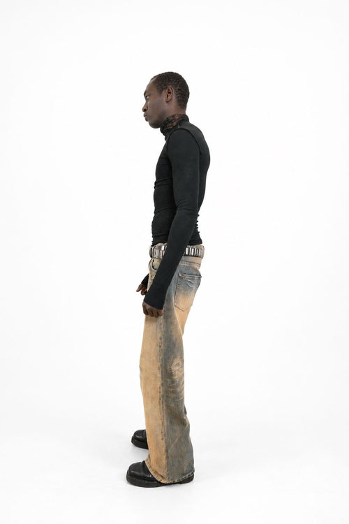 BURNT WASH DENIM